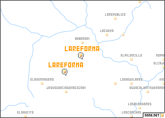 map of La Reforma