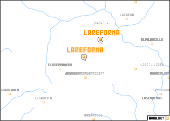 map of La Reforma