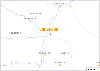 map of La Reforma