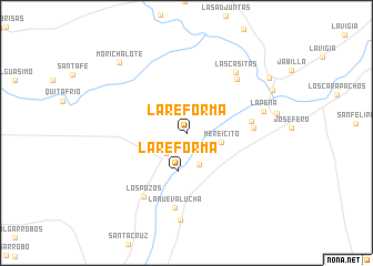 map of La Reforma