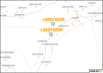 map of La Reforma