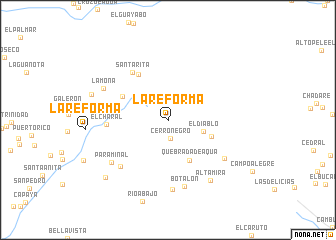 map of La Reforma