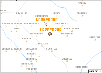 map of La Reforma