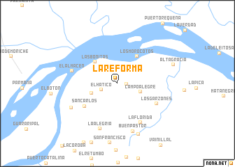 map of La Reforma