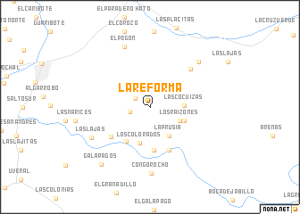 map of La Reforma