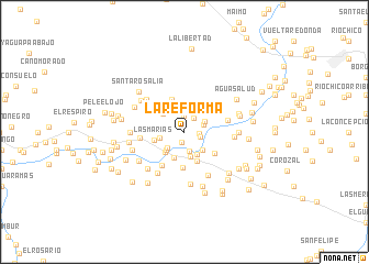 map of La Reforma