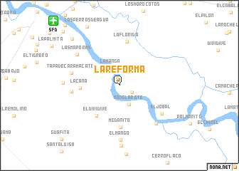 map of La Reforma