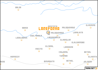 map of La Reforma