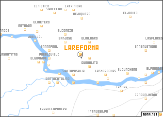 map of La Reforma