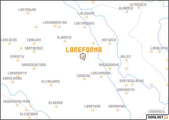 map of La Reforma