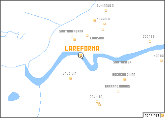 map of La Reforma