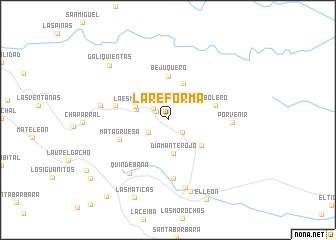 map of La Reforma