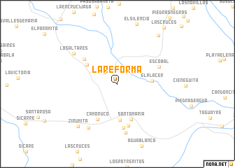 map of La Reforma