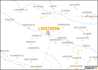 map of La Reforma