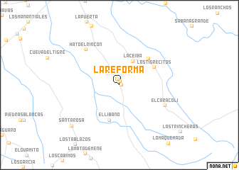 map of La Reforma