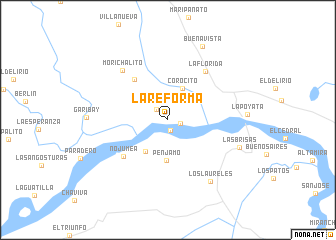 map of La Reforma