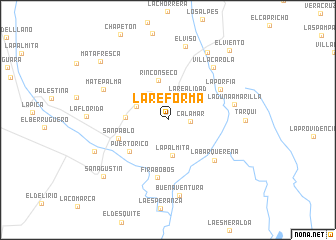 map of La Reforma
