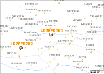 map of La Reforma