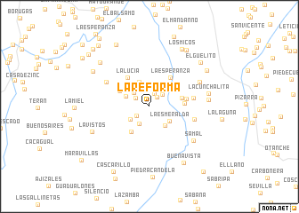 map of La Reforma