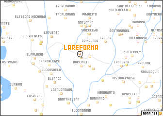 map of La Reforma