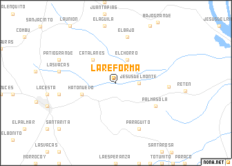 map of La Reforma