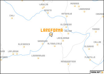 map of La Reforma