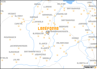 map of La Reforma