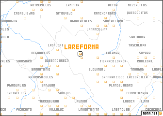 map of La Reforma