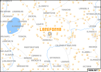 map of La Reforma