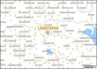 map of La Reforma