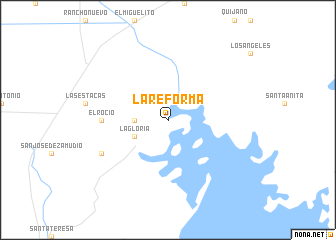 map of La Reforma