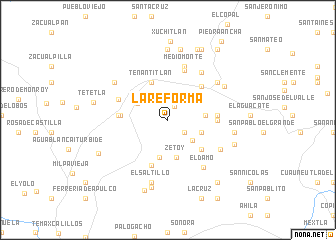 map of La Reforma