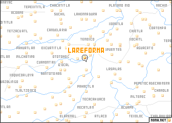 map of La Reforma