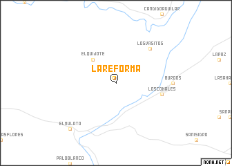 map of La Reforma