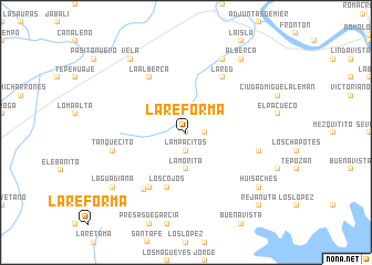 map of La Reforma