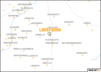 map of La Reforma