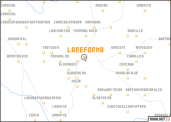 map of La Reforma