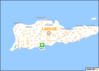 map of La Reine