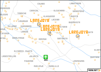 map of La Rejoya