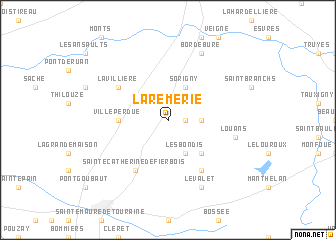 map of La Remerie