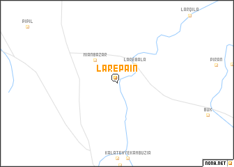 map of Lār-e Pā\