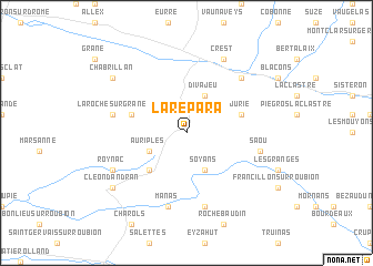 map of La Répara