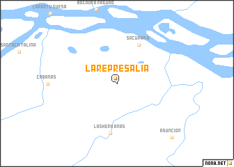 map of La Represalia