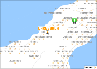 map of La Resbala