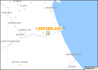 map of La Resbalosa