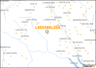 map of La Resbalosa