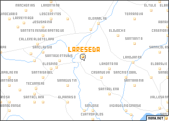 map of La Reseda