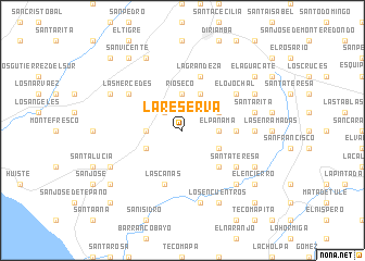 map of La Reserva