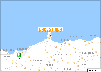 map of La Restinga