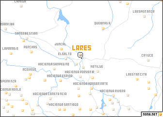 map of Lares